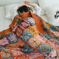 Patchwork Cotton Reversible Blanket