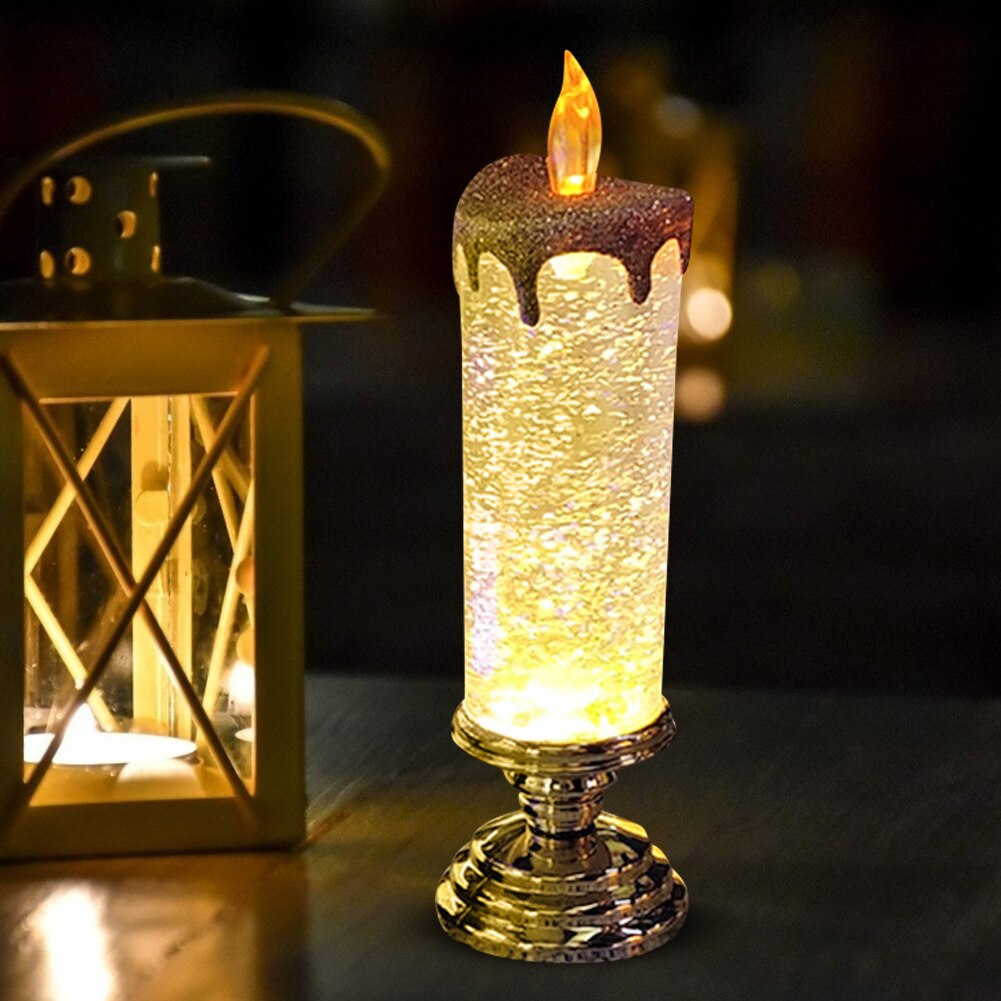Sparkle Spin Water-Filled Flameless Candles