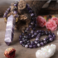 Dream Amethyst Double Point Stone Beaded Necklace