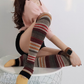 Striped Over-knee Leg Warmers