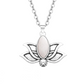 Lotus Bloom Crystal Necklace