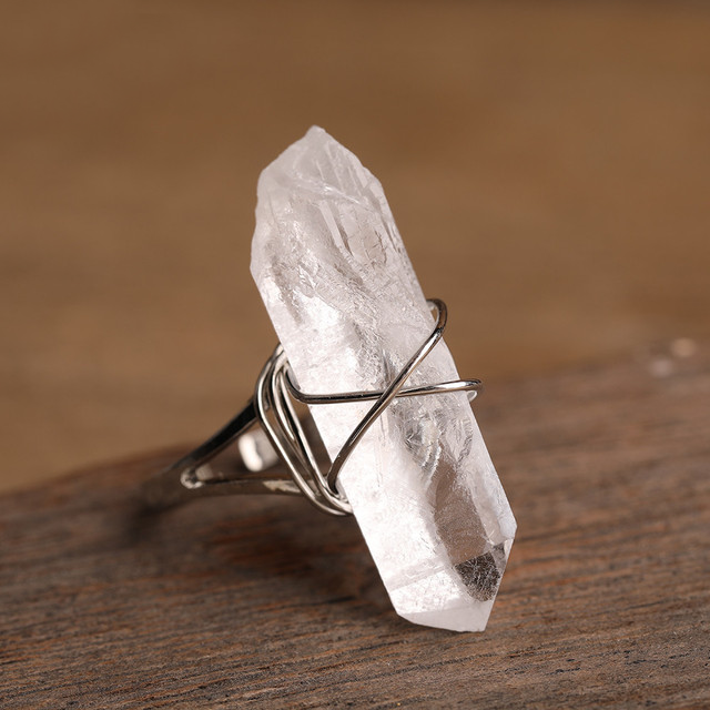 Crystal Point Rings
