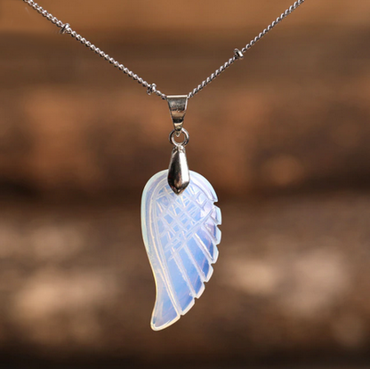 Crystal Angel Wing Necklace