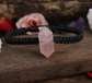 Double Point Crystal Braided Bracelets