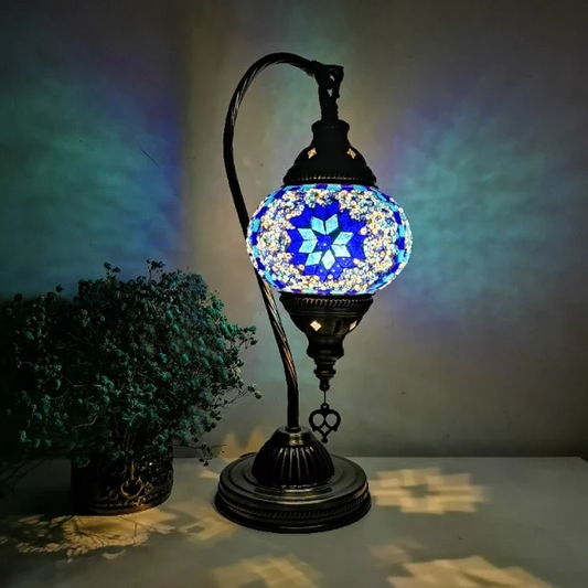 Stained Glass Mosaic Table Lamp