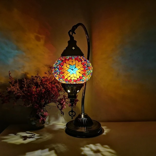 Stained Glass Mosaic Table Lamp