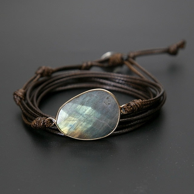 Labradorite Wrap Bracelet