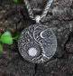 Yin-Yang, Moon & Sun Tree of Life Necklace