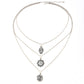 Sun & Crescent Moon Multi-layer Necklace