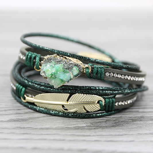 Multilayer Druzy Bracelet