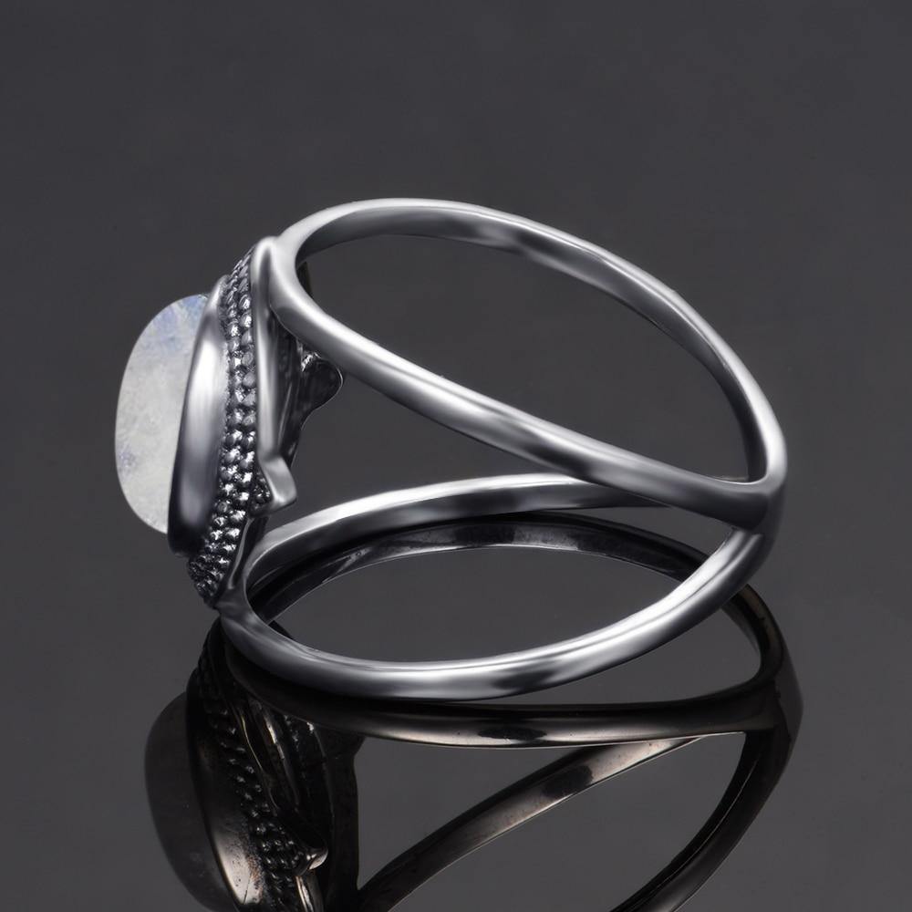 Moonstone Double Band Ring - SoulShyne Products