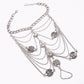 Coins & Chains Anklet Barefoot Sandals