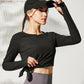 Loose Fit Long Sleeve Thumb-Hole Yoga Top
