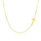 Sideways Cross Pendant Necklace - SoulShyne Products
