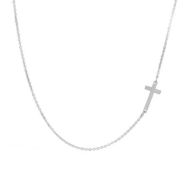 Sideways Cross Pendant Necklace - SoulShyne Products
