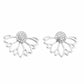 Peek-a-Boo Lotus Flower Stud Earrings