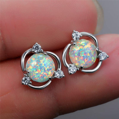 Faux Fire Opal Earrings - SoulShyne Products