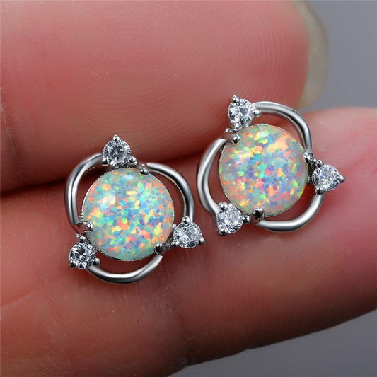 Faux Fire Opal Earrings - SoulShyne Products