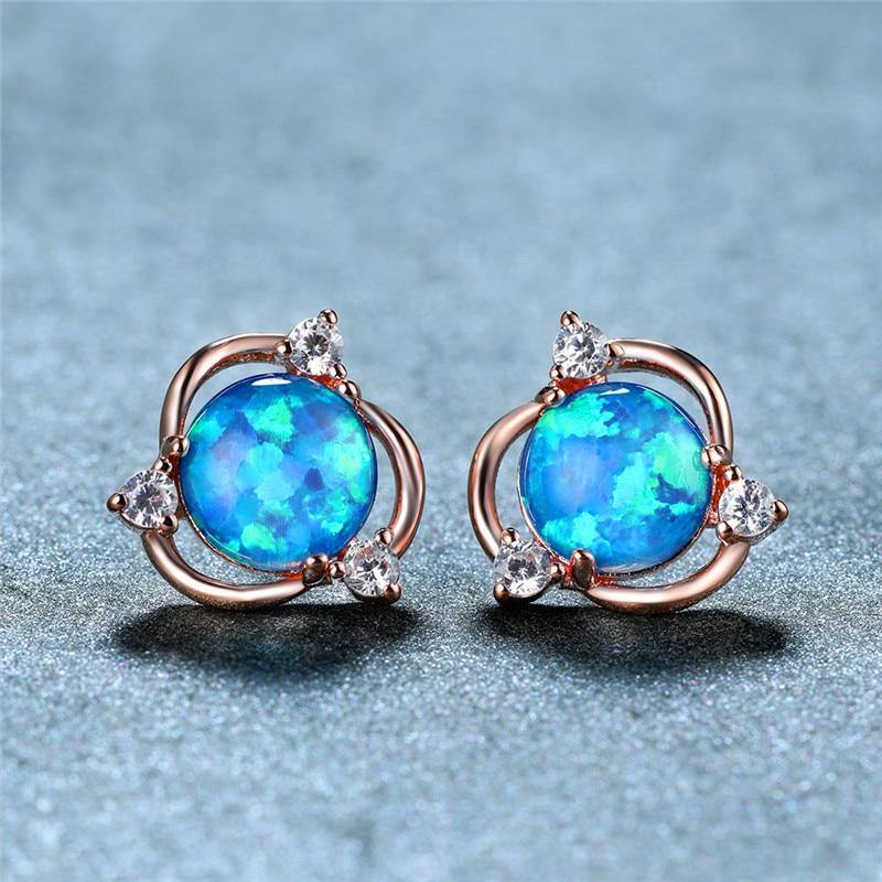 Faux Fire Opal Earrings - SoulShyne Products