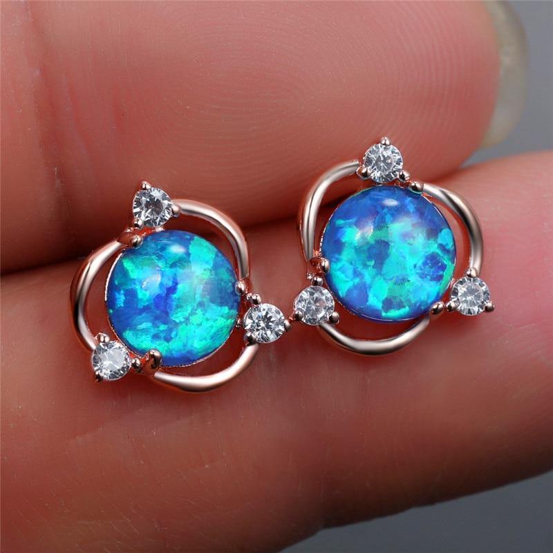 Faux Fire Opal Earrings - SoulShyne Products