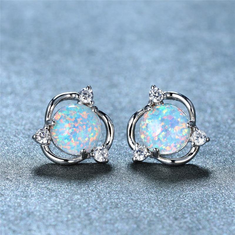 Faux Fire Opal Earrings - SoulShyne Products