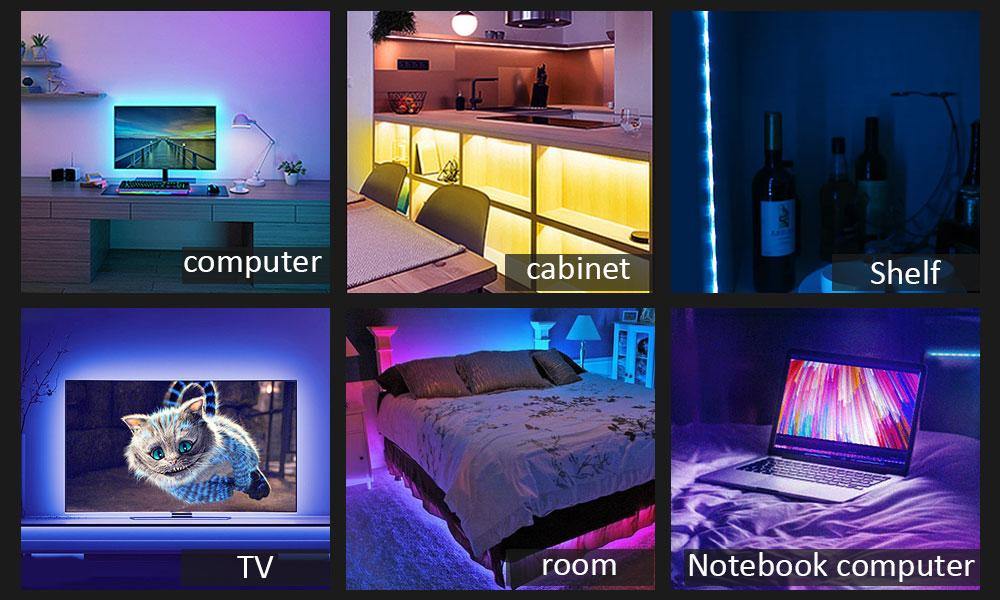 LED Backlight Strips- TV, Furniture, Cabinets, Bedroom Lighting - SoulShyne Products
