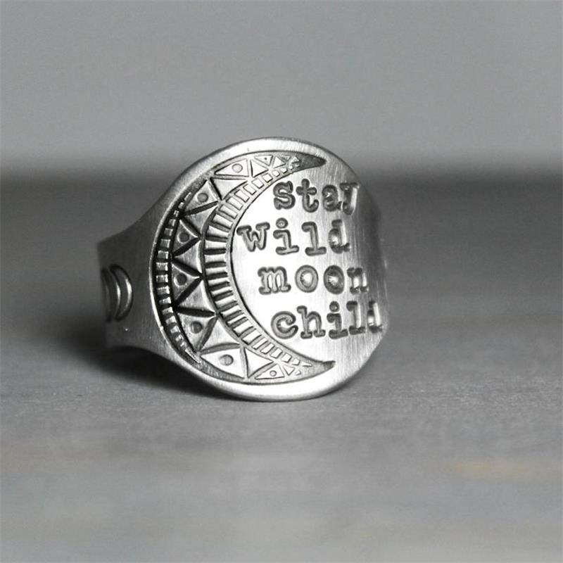 Stay Wild Moon Child Ring