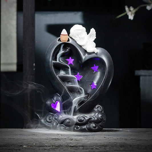 Angel LED Color Changing Backflow Incense Burner