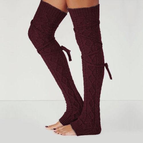 Knit Thigh High Leg Warmers - SoulShyne Products