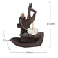 Buddha Hand & Lotus Backflow Incense Burner