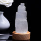 Mini Selenite Crystal Tower Lamp