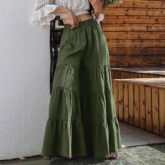 Vintage Wide Leg Trousers - SoulShyne Products