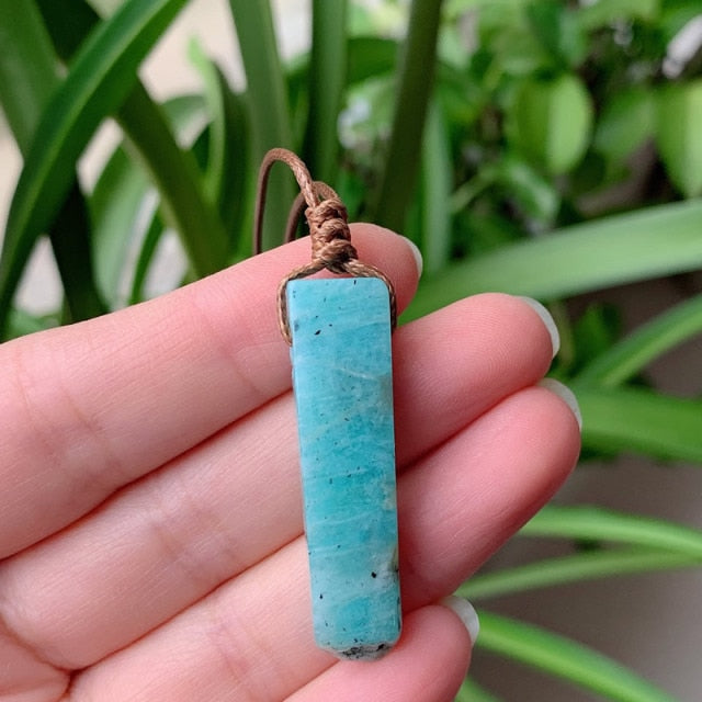 Natural Stone Crystal Necklaces
