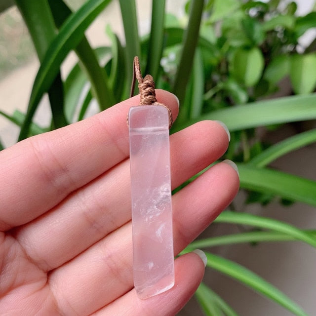 Natural Stone Crystal Necklaces