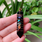 Chakra Wrapped Crystal Pendant