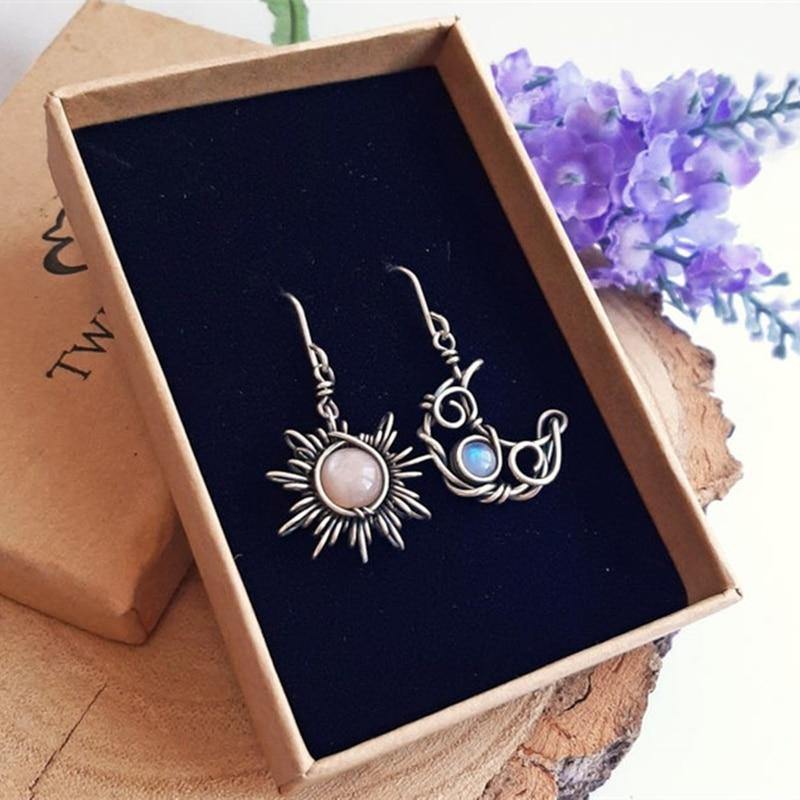 Sun & Moon Earrings - SoulShyne Products