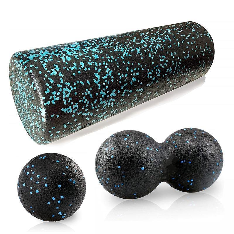 Yoga Foam Roller & Fitness Ball Set - SoulShyne Products