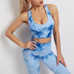 Tie Dye Sports Bra Yoga Top