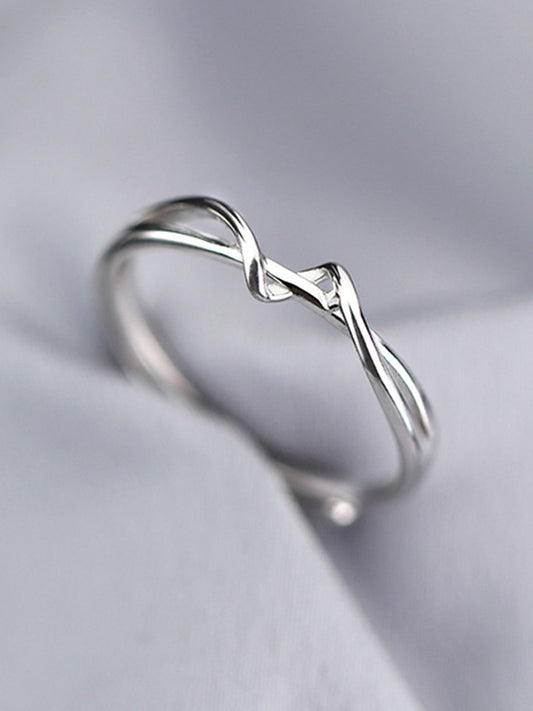 Silver Twist Ring