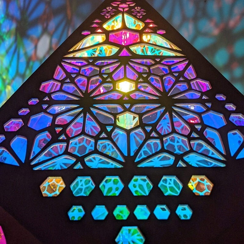 Stained Glass Effect Projector Lamp