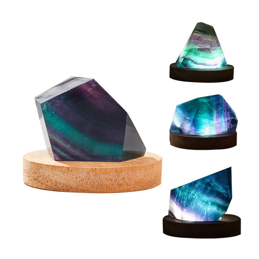 Rainbow Fluorite Mini Lamp