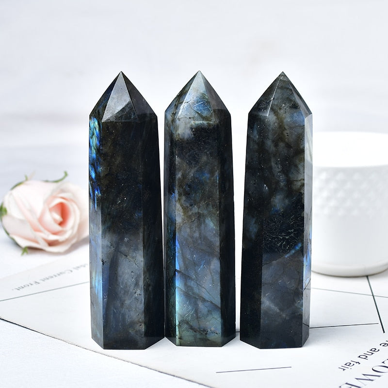 Labradorite Crystal Obelisk