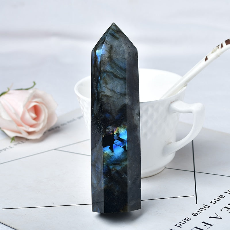 Labradorite Crystal Obelisk