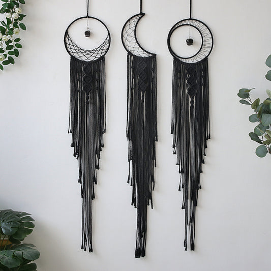 Black Sun & Moon Dream Catcher Set