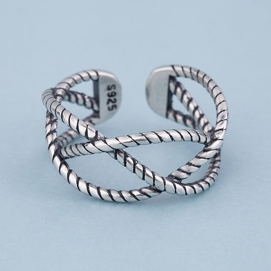 Silver Adjustable Ring