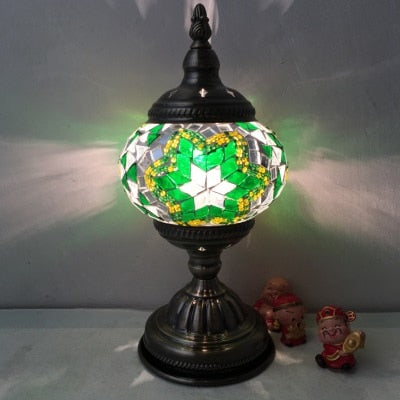 Stained Glass Mosaic Table Lamp