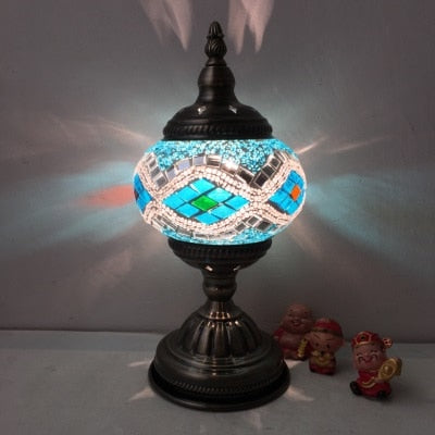 Stained Glass Mosaic Table Lamp