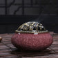 Antiqued Copper & Ceramic Incense Burner