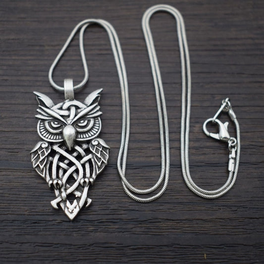 Celtic Owl Necklace