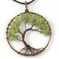 Tree Of Life Crystal & Copper Pendant Necklace